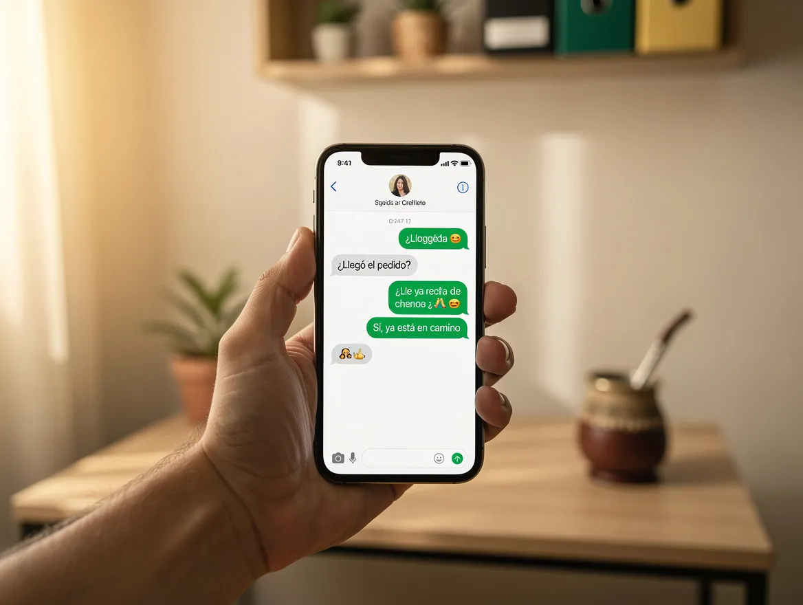 Atención automática por WhatsApp con IA en un celular